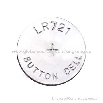 AG Series Alkaline ZN-MN Button-cell Battery with 1.5V Voltage, RoHS, CE Marks